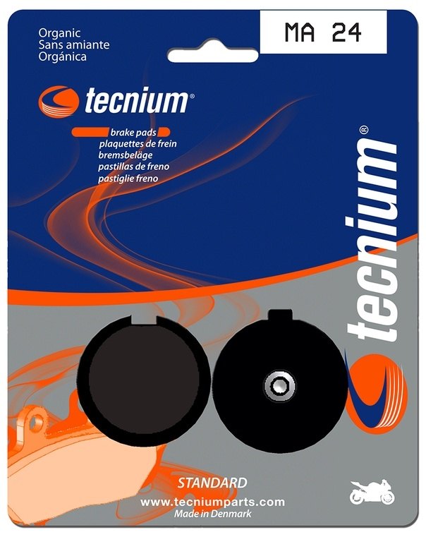 TECNIUM テクニウム Street Organic Brake pads - MA24 GP 125 GA 125 CRUISE GA 125 CRUISE I GA 125 CRUISE II CLASSIC GF 125 GS 125