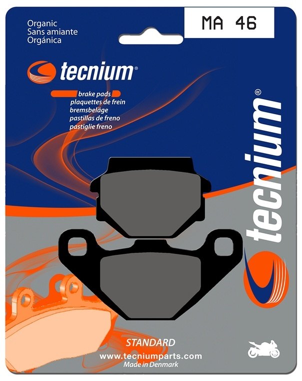 楽天ウェビック　楽天市場店TECNIUM テクニウム Street Organic Brake pads - MA46 GN 125 GT 125 X4 E TU 125 XT AR 125 AR 125 ESTRELLA 250 ESTRELLA 250 KH 125 KL 250 KL 250 KLR 600 KLR 600 KLR 600