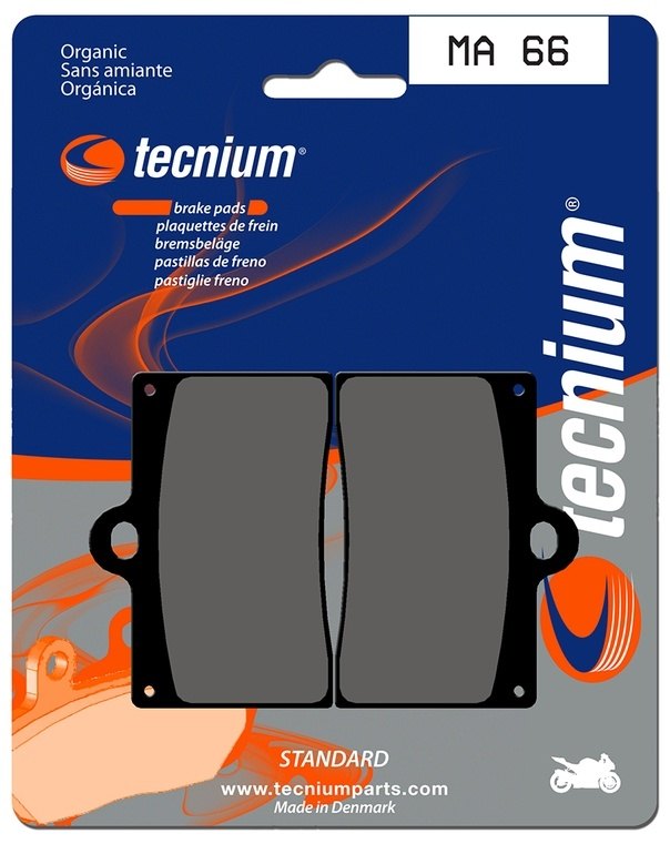 TECNIUM ƥ˥ Street Organic Brake pads - MA66 RS 250 CALIFORNIA 1100 JACKAL MITO 125 MITO 125 PLANET 125 PLANET 125 PLANET 125 RAPTOR 125 RAPTOR 125 JONATHAN 125 125 STING 125 STING 100 125 STING 80 640 DUKE