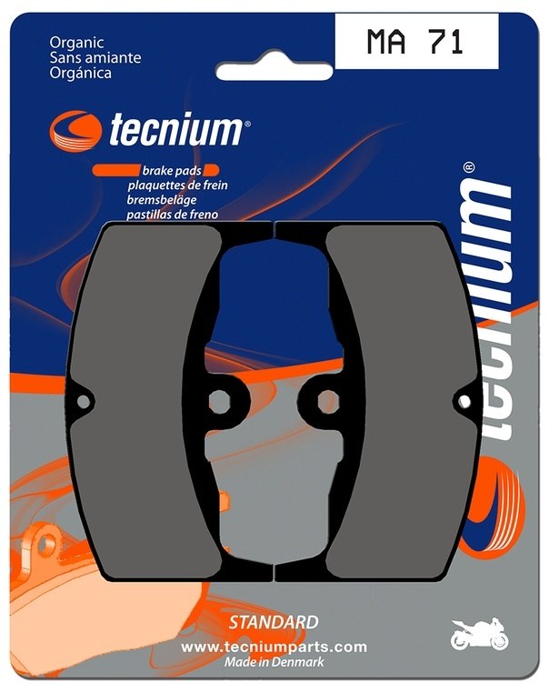 TECNIUM ƥ˥ Street Organic Brake pads - MA71 CBX 400 F CBX 400 F2 CBX 550 F SUPER SPORT CBX 550 F2 SUPER SPORT VF 400 F