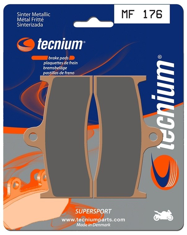 TECNIUM テクニウム ストリートパフォーマンス 金属ブレーキパッド MF176 NINJA ZX-7 R M2 CYCLONE 1200 S1 WHITELIGHTNING S3 THUNDERBOLT S3T XB12S LIGHTNING BRUTALE 750 S 910 F4 1000 MAMBA TAMBURINI SPR KAWASAKI カワサキ BUELL ビューエル MV AGUSTA アグスタ