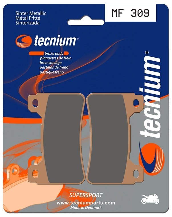 TECNIUM テクニウム ストリートパフォーマンス 金属ブレーキパッド MF309 CB 1000 R CBR RR FIREBLADE 600 ABS VFR 800 F X CROSSRUNNER HONDA ホンダ ブレーキパッド ブレーキ