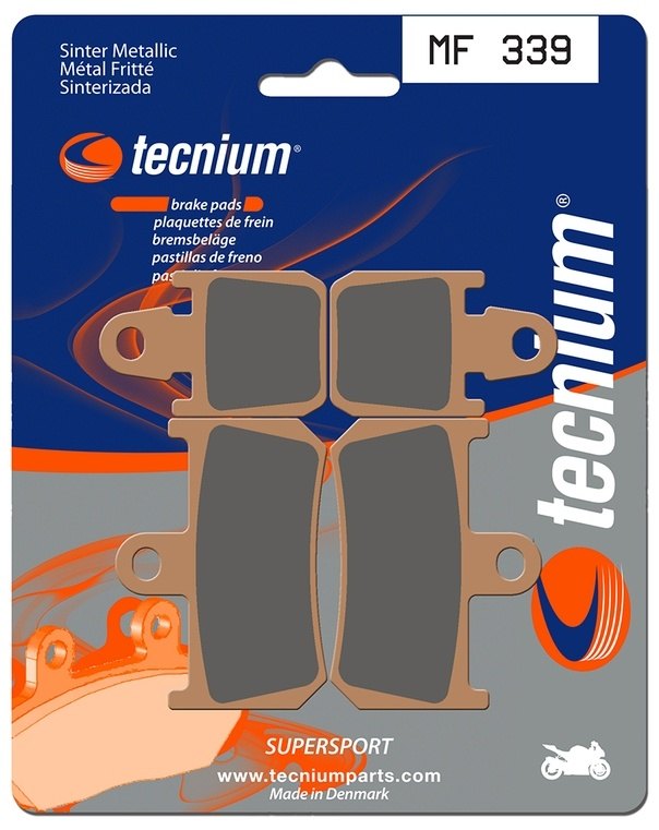 TECNIUM ƥ˥ Street Performance Sintered Metal Brake pads - MF339 MT-01 MT-01 S VMX 1700 V-MAX