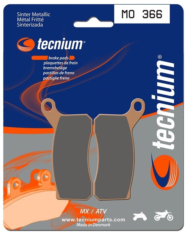 TECNIUM テクニウム MX/ATV 金属ブレーキパッド MO366 450 XC ATV 525 KTM ブレーキパッド ブレーキ