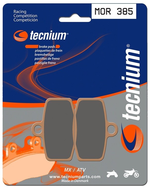 TECNIUM テクニウム レーシング MX/ATV 金属ブレーキパッド MOR385 TC 85 BIG WHEELS 19／16 STD 17／14 SX FREERIDE 250 F R 350 E-SM E-SX E-XC NG HUSQVARNA ハスクバーナ KTM ブレーキパッド ブレーキ