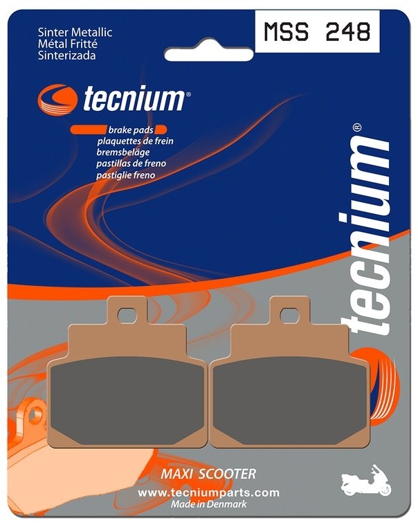 TECNIUM テクニウム スクーター用 金属ブレーキパッド MSS248 LEONARDO 250 LEONARDO 250 ST LEONARDO 300 APRILIA アプリリア APRILIA アプリリア APRILIA アプリリア