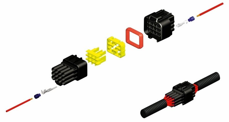 EUROPE IMPORT GOODS ヨーロッパ輸入商品 メスコネクター 090 FRKWシリーズ 圧着端子・ギボシ端子 スイッチ・ハーネス関係 電装系 2