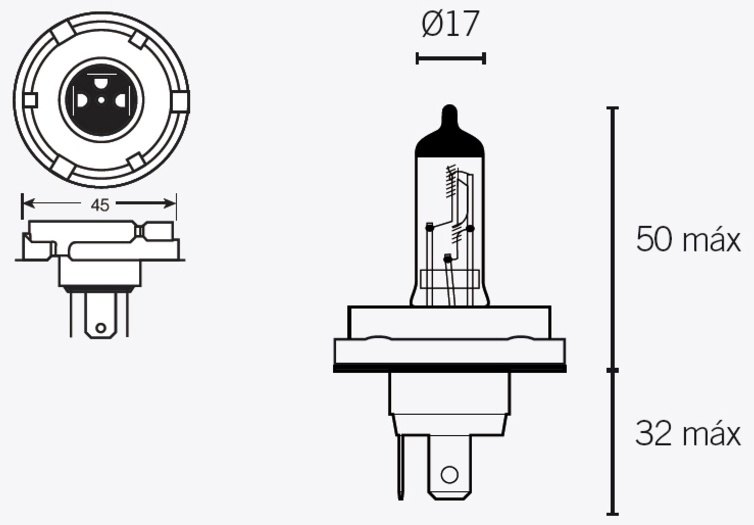Light Valves - TECNIUM テクニウム H5 照明バルブ ハロゲンヘッドライトバルブ 灯火類 電装系