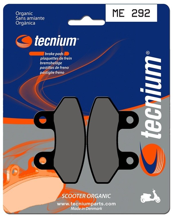 TECNIUM テクニウム スクーター用オーガニックブレーキパッド ME292 EURO MX 125 4T DUAL DISC E1 E2 JOYRIDE E3 EVO 125I S CBS 200 200I VS SYM ブレーキパッド ブレーキ