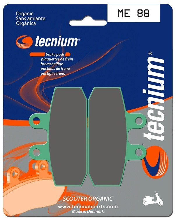 TECNIUM テクニウム スクーター用オーガニックブレーキパッド ME88 SCARABEO 125 SPORTCITY CUBE SR 50 MOTARD APRILIA アプリリア ブレーキパッド ブレーキ
