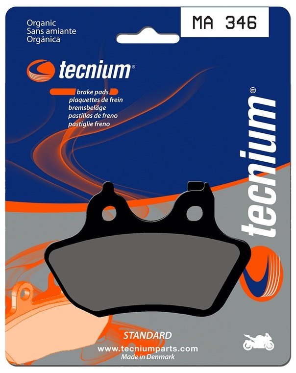 TECNIUM テクニウム ストリート ブレーキパッド MA346 1584 SOFTAIL CUSTOM I FLST 1450 HERITAGE FLSTC CLASSIC FLSTF FAT BOY FLSTN DELUXE FXD DYNA SUPER GLIDE 35TH FXST STANDARD FXSTB NIGHT TRAIN FXSTD DEUCE FXSTS SPRINGER HARLEY-DAVIDSON ハーレーダビッドソン