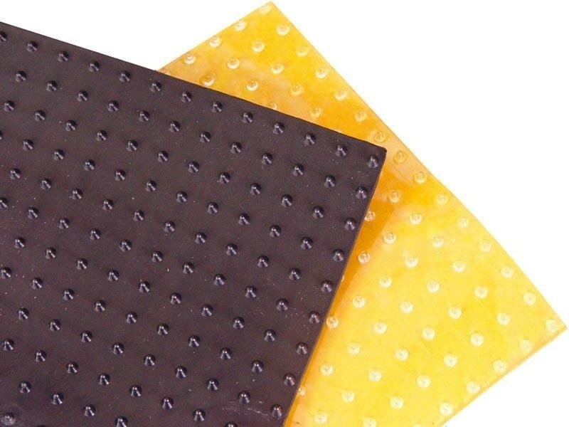 Blackbird Racing ブラックバードレーシング ノンスリップ 粘着シート 25x18cm ロング スパイク ブラッ..