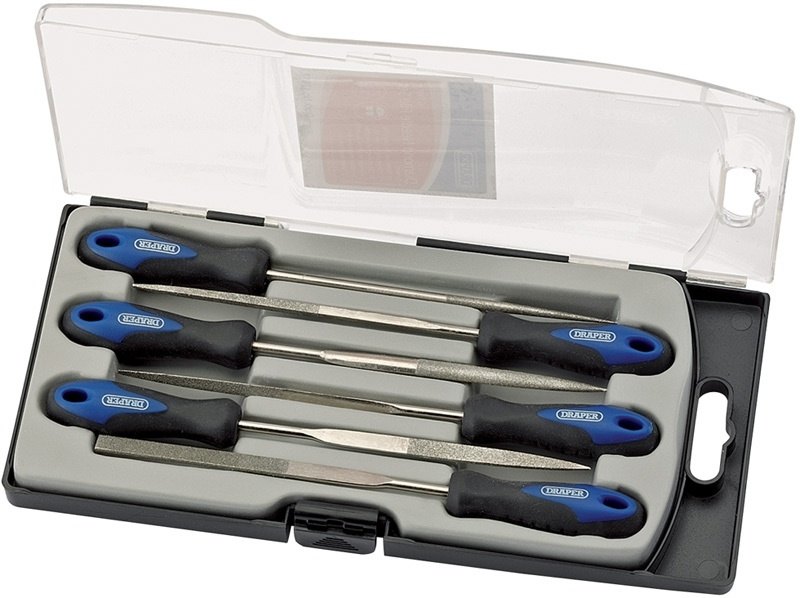 DRAPER ドラッパー ソフトグリップダイヤモンドヤスリセット 150mm 6点入り セット工具