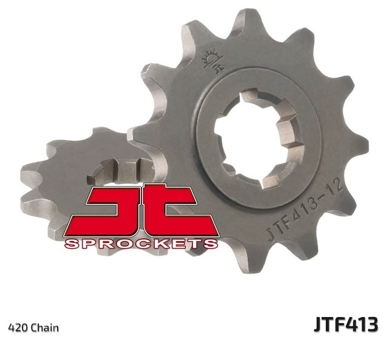 JT SPROCKETS JTスプロケット Steel Standard Front Sprocket 413 - 420 RM 80 STD WHEELS 17/14 RMX 50 SMX 50 TS 50 XK