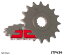 JT SPROCKETS JTץå Steel Standard Front Sprocket 434 - 520 DR 250 S DR 400 S DR 500 S GN 250 GN 400 L GN 400 TD GS 450 S GZ 250 MARAUDER VL 250 INTRUDER