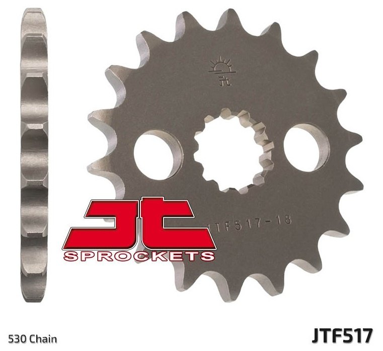 JT SPROCKETS JTスプロケット スチール製フロントスプロケット スタンダード 517 - 530 KAWASAKI カワサキ ドライブスプロケット・フロントスプロケット 駆動系