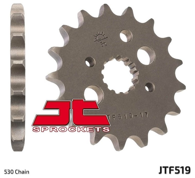 JT SPROCKETS JTスプロケット スチール製フロントスプロケット スタンダード 519 - 530 ZZ-R600ZX600E1-E12 ZXR750 H1ZX H2ZX J1、J2ZX R K1ZX L1-L3ZX M1-M3ZX VN800 A1-A2 ZX-9RZX900 B1-B4 Ninja C1-C2、E1-E2 KAWASAKI カワサキ 駆動系