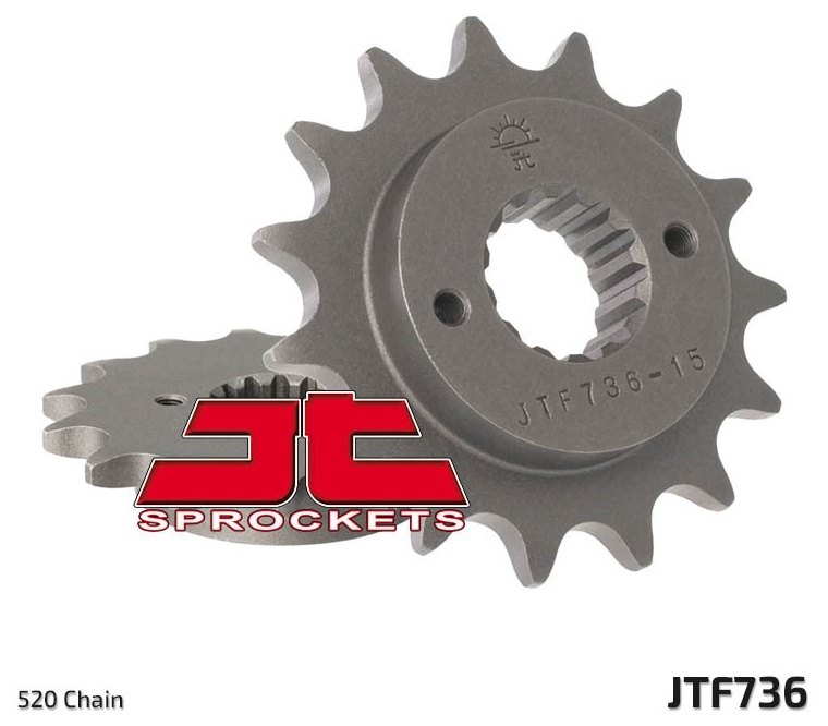 JT SPROCKETS JTスプロケット スチール製フロントスプロケット スタンダード 736-520 DUCATI ドゥカティ ドライブスプロケット・フロントスプロケット 駆動系