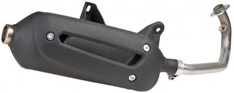 TECNIGAS テクニガス New Maxi 4 フルエキゾーストシステム - Vespa GTS 125 4T E2 E3 EVO 125I CBS SPORT JOYMAX ABS SYM フルエキゾーストマフラー マフラー