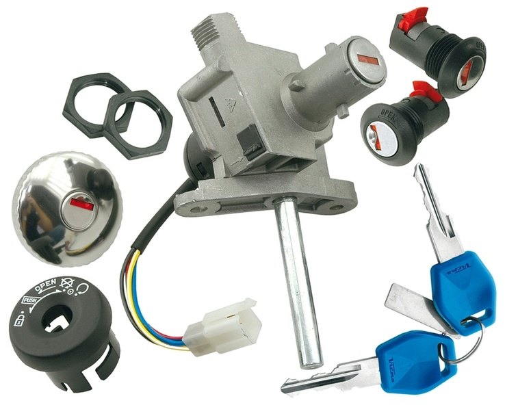 V PARTS ブイパーツ イグニッションスイッチ Malaguti Madison MADISON 125 250 400 K R 180 RS S 200 T 150 MALAGUTI マラグーティ キーシリンダー・鍵 スイッチ・ハーネス関係 電装系