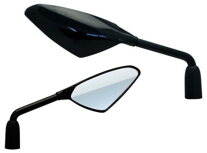 Rakuten - V PARTS ブイパーツ ウィンドミラー M10/125 ブラック汎用 ミラー ハンドル