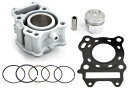 AIRSAL エアーサル シリンダーキット - Φ57mm Suzuki Burgman 125 UH BURGMAN ABS G SPECIAL EDITION SUZUKI スズキ シリンダー エンジンパーツ エンジン