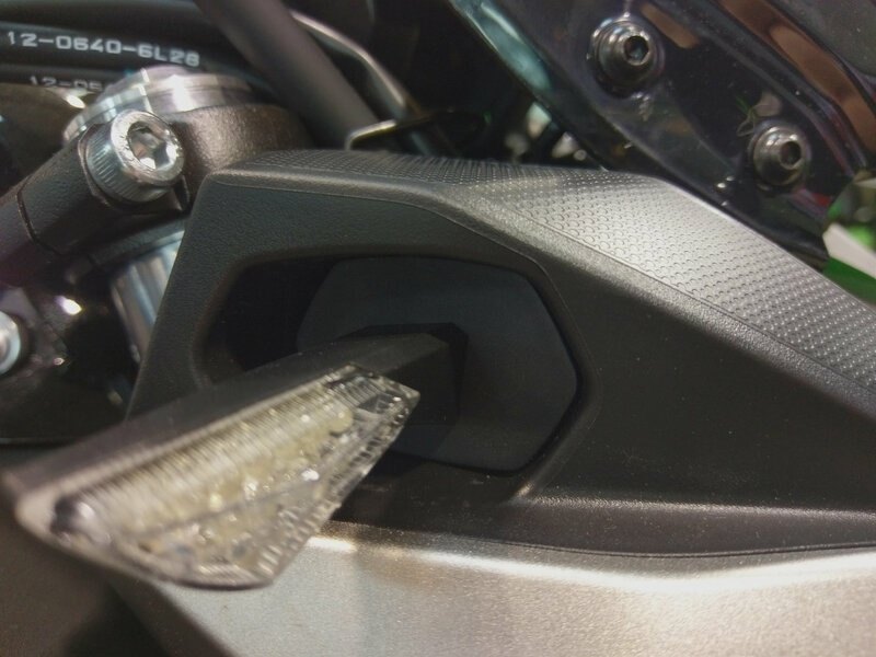 V PARTS ブイパーツ ウインカー ブランキングプレート Kawasaki KAWASAKI カワサキ...