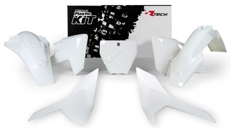 RACETECH レーステック プラスチックキット OEM カラー (2017) ホワイト Husqvarna FC 250 350 450 FS TC 125 HUSQVARNA ハスクバーナ フルカウル・外装セット カウル関連 外装