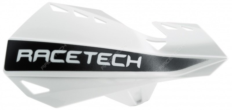 RACETECH レーステック Dual Handguards White ハンドガード・ナックルガード ハンドル周辺パーツ ハンドル