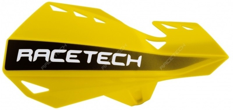 RACETECH レーステック Dual Handguards Yellow ハンドガード・ナックルガード ハンドル周辺パーツ ハンドル
