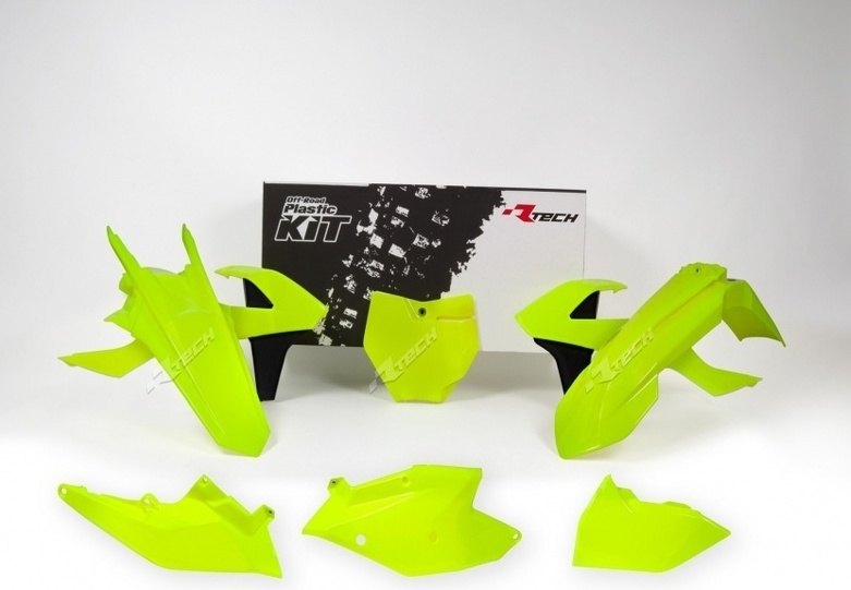RACETECH レーステック プラスチックキット ネオンイエロー／ブラック KTM 125 SX 150 250 SX-F 350 450 HERLINGS REPLICA フルカウル・外装セット カウル関連 外装