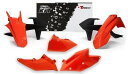 RACETECH レーステック プラスチックキット OEM カラー (2018) レッド/ブラック/ホワイト KTM 125 EXC SIX DAYS 250 ...