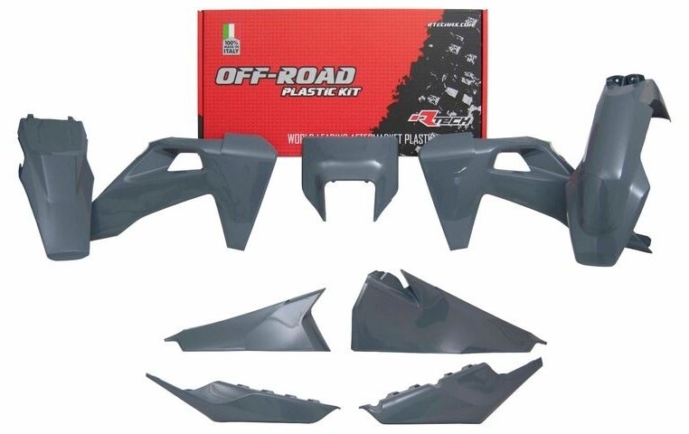 RACETECH レーステック プラスチックキット クワンタムグレー KTM 150 EXC TPI 250 SIX DAYS EXC-F XC-F 300 ERZBERGRODEO XC 350 450 500 フルカウル・外装セット カウル関連 外装