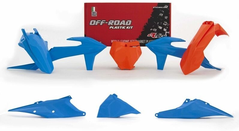RACETECH レーステック プラスチックキット ヴィンテージ ブルー／オレンジ KTM SX／SX-F 125 SX 150 250 SX-F 350 450 SMR フルカウル・外装セット カウル関連 外装