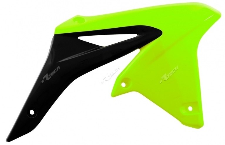 RACETECH レーステック Radiator Covers Neon Yellow／Black Suzuki RM-Z250 RM-Z 250 SUZUKI スズキ ラジエーター 冷却関連 エンジン