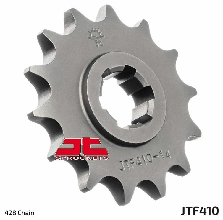 Sprockets - JT SPROCKETS JTスプロケット スチール製フロントスプロケット スタンダード 410-428 GZ 125 MARAUDER SUZUKI スズキ ドライブスプロケット・フロントスプロケット 駆動系