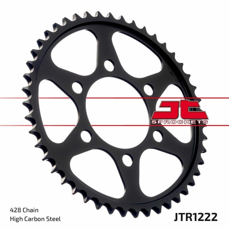 JT SPROCKETS JTスプロケット スチール製リアスプロケット スタンダード 1222 - 428 CB125 RCBF125NA J、K、L CB150 R HONDA ホンダ ドリブンスプロケット・リアスプロケット 駆動系