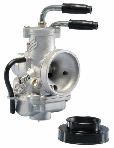 Polini ポリーニ CPキャブレター， Φ15 mm， ケーブル＆フランジ付き (201．1502) APRILIA アプリリア MALAGUTI マラグーティ BENELLI ベネリ ITALJET イタルジェット RIEJU リエフ キャブレター 吸気関連 エンジン