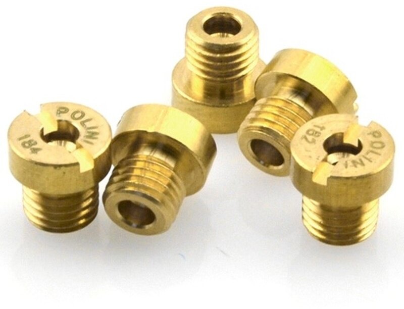 Polini ポリーニ ジェットバッグ5個入り 6 mm． 124 メインジェット 吸気関連 エンジン