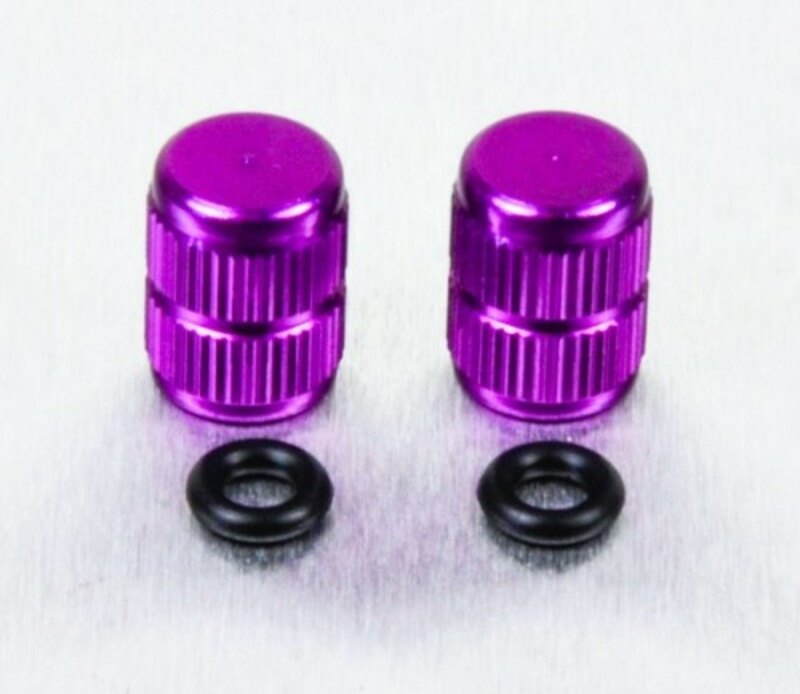 PRO BOLT プロボルト Pro-Bolt バイオレット アルミニウム タイヤバルブ キャップ (ペア) エアバルブキャップ