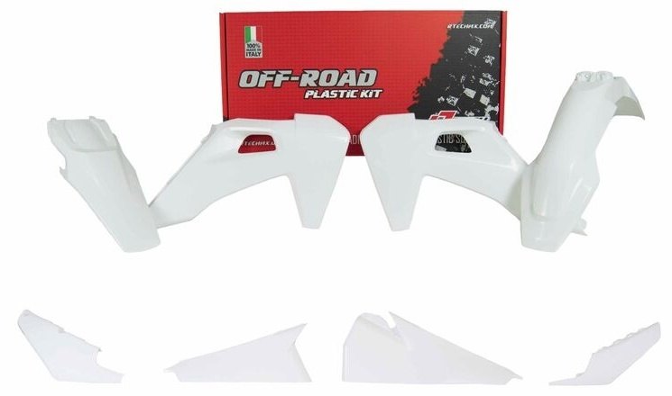 RACETECH レーステック プラスチックキット ホワイト Husqvarna TE／FE FE 250 350 450 501 TE 150 I 300 HUSQVARNA ハスクバーナ フルカウル・外装セット カウル関連 外装