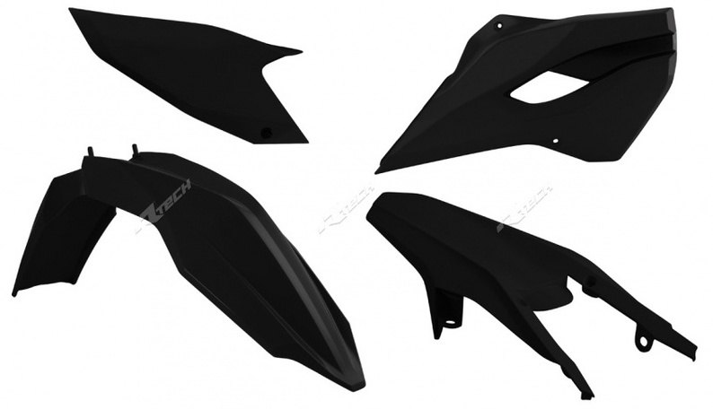 RACETECH レーステック プラスチックキット ブラック Husqvarna TE／FE FE 250 SPECIAL EDITION 350 450 501 TE 125 2T 300 HUSQVARNA ハスクバーナ フルカウル・外装セット カウル関連 外装