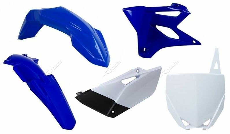 RACETECH レーステック プラスチックキット OEM カラー (15-16) ブルー／ホワイト ヤマハ YZ85 YZ 85 LW BIG WHEELS 19/16 YAMAHA フルカウル・外装セット カウル関連 外装