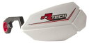 RACETECH レーステック R20 Handguards - White E-Bike ハンドガード・ナックルガード ハンドル周辺パーツ ハンドル