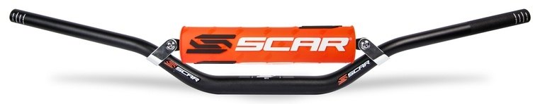 SCAR スカー Handlebar Black／Orange Pad
