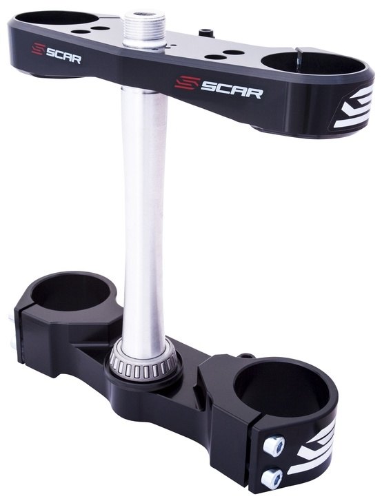 Scar Racing スカーレーシング Triple Clamp OE Offset Black KTM SX50 50 SX トリプルツリー・ステム・アンダーブラケット ハンドル
