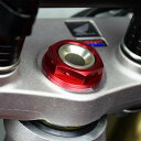 SCAR スカー Steering Stem Nut Red Honda CRF25