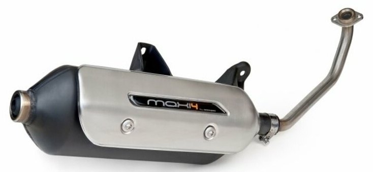 TECNIGAS テクニガス New Maxi 4 フルエキゾーストシステム - Vespa GTS 300 i EFI 4T CBS EVO E3 300I ABS E4 SPORT SYM フルエキゾーストマフラー マフラー