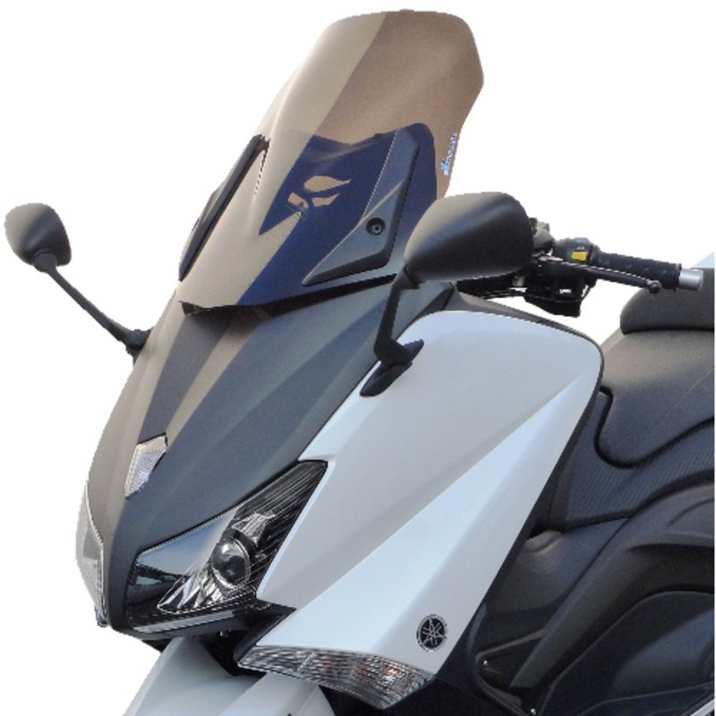 V PARTS ブイパーツ レーシング ウィンドシールド スモークブラック Yamaha T-Max 530 T-MAX ABS IRON ..