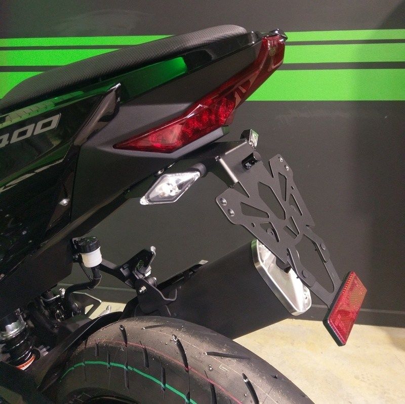 V PARTS ブイパーツ ナンバープレートホルダー Kawasaki Ninja 400 NINJA ABS KRT EDITION SPECIAL KAWASAKI カワサキ 外装